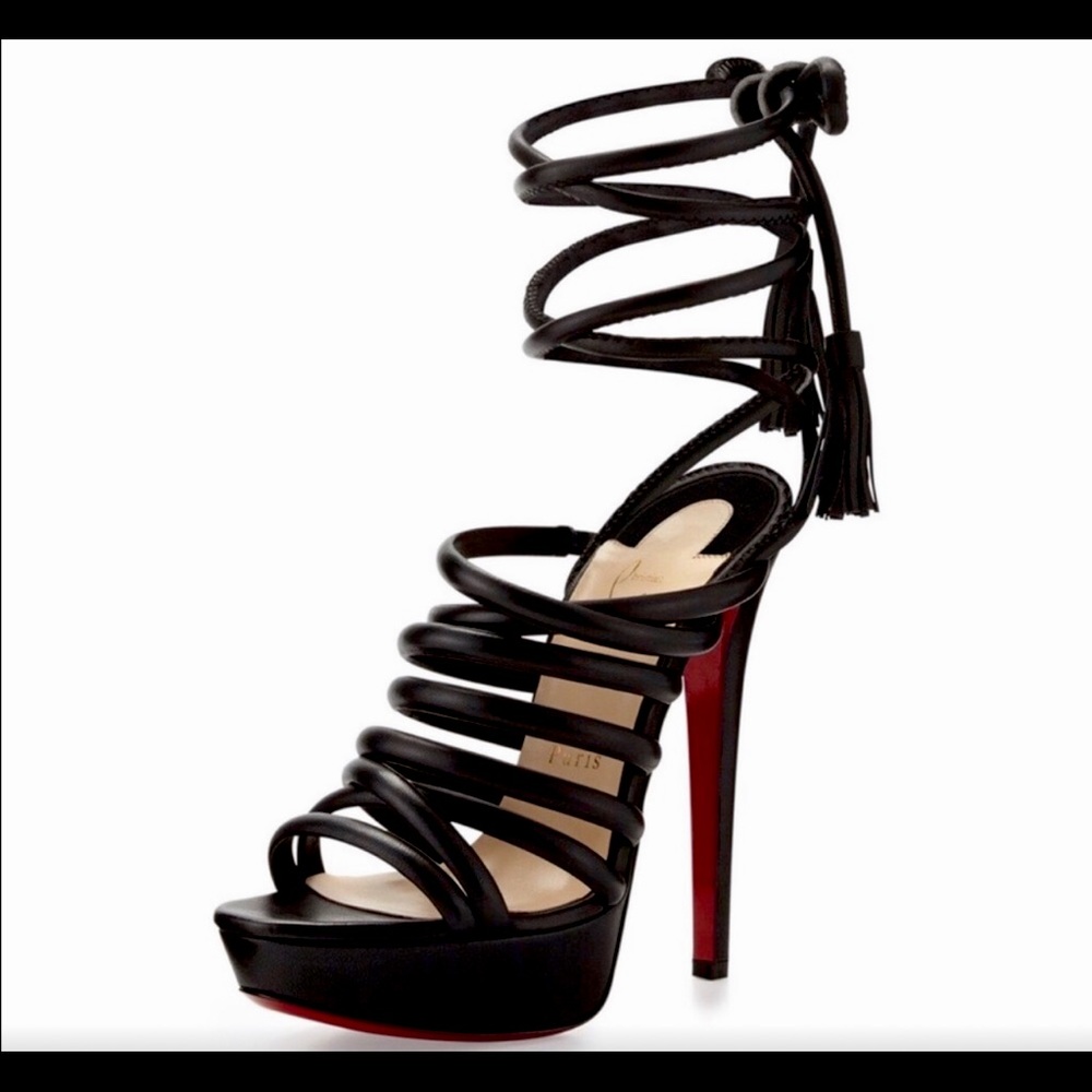 Christian Louboutin 37.5 Top Tina 140 Nappa